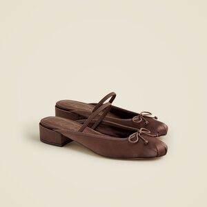 J. Crew Teagan Satin Ballet Mule